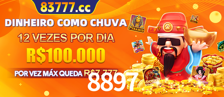 Banner do programa de recompensas Recomende para amigos do 8897, detalhando os bônus por convidar amigos, com prêmios que chegam a R$288.888.